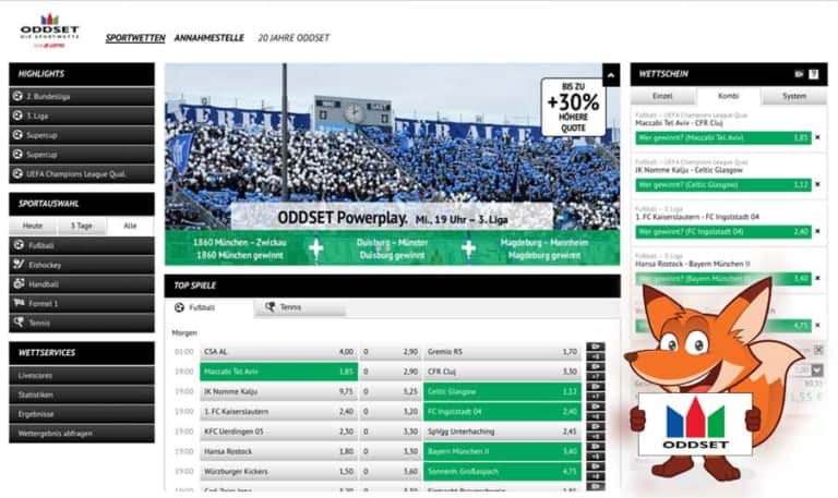 Oddset Kompakt & Oddset Plus 2023 » Anleitung | Quoten | Infos