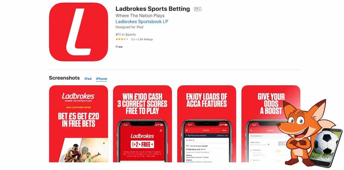 Ladbrokes Sportwetten App