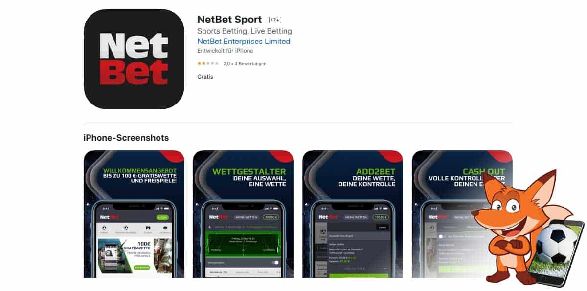 Netbet Sportwetten App